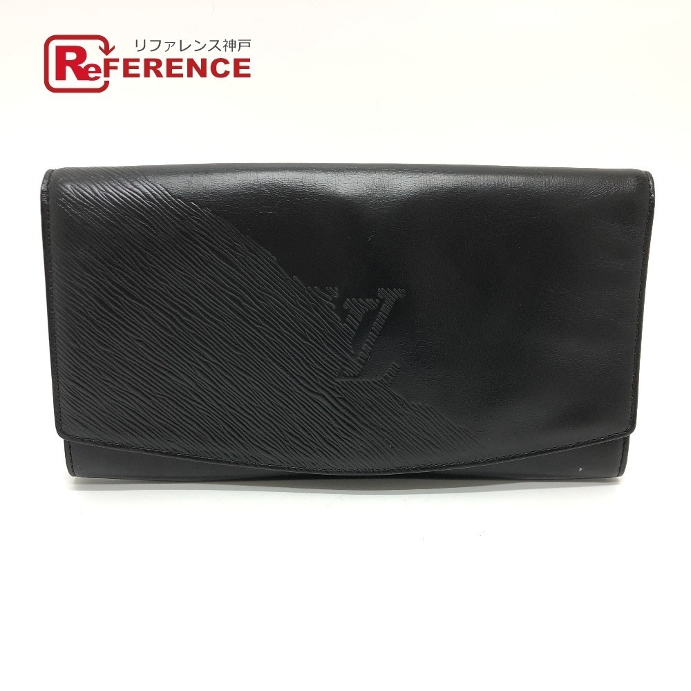 Louis Vuitton Epi Aegean Opera Clutch Bag Leather Noir Black